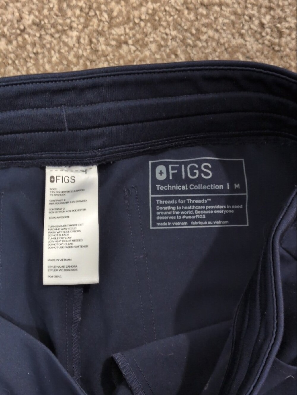 Figs Scrub Bottom Bundle Zamora Style Size Medium - Picture 8 of 12